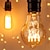 preiswerte Weißglühende Glühbirnen-Weihnachten 6pcs 40w e26 e27 Glühlampen Vintage Edison Lichter Glühbirnen dekorativ a60 (a19) warmweiß 2200-2800k Retro dimmbar 220-240 V