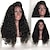 Недорогие Парики из натуральных волос-человеческие волосы Remy Полностью ленточные Лента спереди Парик Ассиметричная стрижка Rihanna стиль Бразильские волосы Афро Квинки Черный Парик 130% 150% 180% Плотность волос / Очень длинный