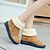 ieftine Ghete de Damă-Women&#039;s Boots Snow Boots Daily Solid Colored Mid Calf Boots Winter Low Heel Casual PU Loafer Camel Black Yellow