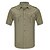 baratos Tês e Camisas-Homens Camisa de Trilha Ao ar livre Resistente a UV Respirável Secagem Rápida Redutor de Suor Camisa Blusas Acampar e Caminhar Caça Alpinismo Verde Tropa Khaki M L XL XXL XXXL / Bolso multi