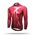 cheap Cycling Jersey &amp; Shorts / Pants Sets-XINTOWN Men&#039;s Long Sleeve Cycling Jersey with Bib Tights Black Red Bike Pants / Trousers Jersey Bib Tights Breathable 3D Pad Reflective Strips Back Pocket Sweat-wicking Winter Sports Polyester / Mesh