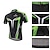 cheap Women&#039;s Cycling Clothing-XINTOWN Men&#039;s Short Sleeve Cycling Jersey Summer Elastane Lycra Green / Black Bike Jersey Top Mountain Bike MTB Road Bike Cycling Ultraviolet Resistant Quick Dry Breathable Sports Clothing Apparel