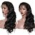 cheap Human Hair Wigs-Human Hair Lace Front Wig Side Part style Brazilian Hair Wavy Body Wave Natural Wig 250% Density with Baby Hair Best Quality Hot Sale Thick Natural Hairline Women&#039;s Long Human Hair Lace Wig Dolago