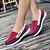 cheap Women&#039;s Flats-Women&#039;s Flats Espadrilles Flat Heel Canvas Sporty / Casual Spring &amp;  Fall Red / Green / Blue