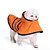 cheap Dog Clothes-Dog Rain Coat Puppy Clothes Striped Color Block Simple Ordinary Unique Design Outdoor Dog Clothes Puppy Clothes Dog Outfits Blue Orange Costume for Girl and Boy Dog Terylene L XL