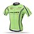 baratos Roupa de Ciclismo Feminino-XINTOWN Homens Manga Curta Camisa para Ciclismo Verde Moto Blusas Ciclismo de Montanha Ciclismo de Estrada Respirável Secagem Rápida Bolso Traseiro Esportes Roupa / Com Stretch / Redutor de Suor