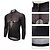 abordables Ensembles de vêtements pour hommes-XINTOWN Homme Maillot et Collant Avec Bretelles Velo Cyclisme Manches Longues VTT Vélo tout terrain Vélo Route L&#039;hiver Noir Aigle Vélo Pantalons / Surpantalons Maillot Collant à Bretelles / Corsaire