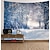 abordables paisaje tapiz-Navidad Papá Noel fiesta navideña gran tapiz de pared arte decoración manta foto fondo colgante hogar dormitorio sala decoración árbol de Navidad muñeco de nieve alce copo de nieve vela regalo