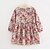 tanie Casualowe sukienki-Kids Little Girls&#039; Dress Dusty Rose Floral Yellow Blushing Pink Royal Blue Long Sleeve Basic Dresses