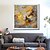 cheap Abstract Paintings-Oil Painting Hand Painted - Abstract Landscape Comtemporary Modern Stretched Canvas / Rolled Canvas