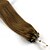 olcso Mikrogyűrűs póthajak-Micro gyűrű póthaj Human Hair Extensions Egyenes Emberi haj Jet Black