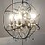 tanie Design świeczkowy-6 świateł Kryształ Metal Globus Malowane wykończenia Tradycyjny / Klasyczny 110-120V 220-240V