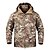 cheap Hunting Jackets-Men&#039;s Hoodie Jacket Hunting Jacket Outdoor Thermal Warm Windproof Rain Waterproof Breathable Autumn / Fall Winter Solid Color Camo / Camouflage Softshell Jacket Winter Jacket Coat Softshell Long