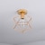 voordelige Plafondlampen-1-Light 21,5 cm Ministijl Inbouwspots Metaal Geometrisch Gegalvaniseerd Natuur Geïnspireerd Modern 110-120V 220-240V E26 E27