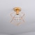 cheap Ceiling Lights-1-Light 21.5 cm Mini Style Flush Mount Lights Metal Geometrical Electroplated Nature Inspired Modern 110-120V 220-240V E26 E27