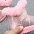 abordables Zapatillas de niña-Chica PU Botas Botas de nieve Paseo Pompón Negro / Gris oscuro / Rosa Invierno / Otoño invierno / Mitad de Gemelo / Goma