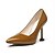 Недорогие Женская обувь на каблуках-Жен. Обувь на каблуках Балетки На шпильке Повседневные Наппа Leather Верблюжий Черный Зеленый