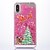 cheap iPhone Cases-Case For Apple iPhone X Glitter Shine Back Cover Christmas Hard Plastic