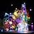 billige LED-stringlys-5m String Lights 50 LEDs 1pc Multi Color Waterproof USB Party USB Powered AA Batteries Powered