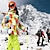 billige Skibekledning-Wild Snow Dame Skijakke og bukser Ski &amp; Snowboard Multisport Snøsport Vindtett Varm Ventilasjon Polyester Treningsdrakt Skiklær / Vinter