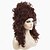 abordables Perruques de déguisement-cosplay costume perruque synthétique perruque bouclés bouclés perruque longue auburn foncé #33 cheveux synthétiques femmes rouge strongbeauty