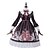 cheap Lolita Dresses-School Lolita Victorian Vacation Dress Dress Girls&#039; Female Japanese Cosplay Costumes Red Geometric Pattern Bishop Sleeve Long Sleeve Knee Length / Classic Lolita Dress