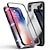 billige iPhone-etuier-telefon Etui Til Apple Bagcover iPhone XR iPhone XS iPhone XS Max Stødsikker Magnetisk Ensfarvet Hårdt Tempereret glas