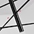 abordables Sputnik Design-3-Light 87 cm Chandelier Metal Geometrical Electroplated Painted Finishes Artistic 110-120V 220-240V