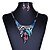 cheap Jewelry Sets-Women&#039;s Clear Burgundy Cubic Zirconia Drop Earrings Bib necklace Trace Leaf Ladies Stylish Romantic Elegant Earrings Jewelry Red / Green / Blue For Wedding Gift 1 set