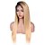 cheap Human Hair Wigs-Remy Human Hair Full Lace Lace Front Wig Asymmetrical Avril style Brazilian Hair Straight Natural Straight Blonde Wig 130% 150% 180% Density with Baby Hair Soft Women Best Quality Fashion Women&#039;s Long