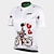 cheap Women&#039;s Jerseys-21Grams Women&#039;s Short Sleeve Cycling Jersey Summer  Floral Botanical Funny Bike Jersey Breathable Anatomic Design Ultraviolet Resistant Quick Dry Back Pocket Sports Patterned Purple Green Mint Green