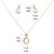 cheap Jewelry Sets-Women&#039;s White Drop Earrings Choker Necklace Single Strand Simple Vintage Earrings Jewelry Gold / Silver For Daily Festival 1 set