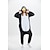 preiswerte Kigurumi Pyjamas-Kinder Erwachsene Kigurumi-Pyjamas Pinguin Tier Pyjamas-Einteiler Lustiges Kostüm Flanell Vlies Cosplay Für Herren und Damen Weihnachten Tiernachtwäsche Karikatur
