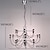 voordelige Kaarsstijl ontwerp-18 lampen 65 cm creatieve kaarsstijl kroonluchter metaal kaarsstijl gegalvaniseerd artistiek chic en modern 110-120v 220-240v