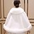 halpa Boleros e Xales-Sleeveless Capelets Faux Fur Wedding / Birthday Women&#039;s Wrap With Crystal Brooch
