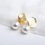 cheap Earrings-Women&#039;s Stud Earrings Classic Ladies Artistic Imitation Pearl Earrings Jewelry Golden For Party / Evening Ceremony 1 Pair