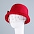 voordelige Feesthoeden-100% Wol Kentucky Derby Hat / hoed met Bloemen 1 stuk Casual / Alledaagse kleding Helm