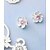 cheap Earrings-Women&#039;s Cubic Zirconia Stud Earrings Classic Flower Stylish Simple Romantic S925 Sterling Silver Earrings Jewelry Silver For Wedding Festival 1 Pair