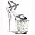cheap Women&#039;s Sandals-Women&#039;s Heels Platform Stiletto Heel Club Shoes Lucite Heel Wedding Dress Party &amp; Evening Flower Patent Leather Summer White / Red / Silver
