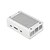 billiga Raspberry Pi-hallon pi 3 aluminium metallhölje box för rpi 3 60mm * 90mm * 30mm silvergrå