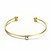 cheap Bracelets-4pcs Women&#039;s Cubic Zirconia Chain Bracelet Bracelet Bangles Classic Arrow Ladies Artistic Unique Design Fashion Alloy Bracelet Jewelry Gold For Street Daily