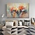 cheap Abstract Paintings-Oil Painting 100% Handmade Hand Painted Wall Art On Canvas Horizontal Colorful FLowes Panoramic Abstract Landscape Comtemporary Modern Home Decoration Decor Rolled Canvas With Stretched Frame