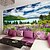 cheap Wall Murals-Mural Wallpaper Wall Sticker Covering Print Adhesive Required Landscape Flower Mountain Lake Canvas Home Décor