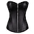 cheap Corsets &amp; Shapewear-Corset Women&#039;s Party &amp; Evening Black Red PU Underbust Corset Corset Dresses Zipper Solid Colored Spring Fall Winter