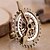 preiswerte Ringe-Damen Ring Vintage-Stil Kaffee Aleación Ausrüstung damas Steampunk Kinetisch 1pc Einstellbar