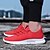 cheap Men&#039;s Athletic Shoes-Men&#039;s Light Soles Knit / Mesh Fall &amp; Winter Sporty / Casual Athletic Shoes Running Shoes / Walking Shoes Breathable Red / White / Black / Non-slipping / Shock Absorbing / Wear Proof