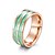 ieftine Inele la Modă-Pentru femei Band Ring Inel 1 buc Mov Verde Rosu inox femei Artistic Design Unic Serată aleasă a inimii Bijuterii Clasic Cool