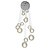 ieftine Design Cluster-Candelabru 40 cm glob metalic pandantiv led galvanizat artistic modern 90-240v