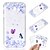 cheap Samsung Cases-Case For Samsung Galaxy J8 (2018) / J7 Duo / J7 Prime Transparent / Pattern Back Cover Flower Soft TPU