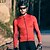 Χαμηλού Κόστους Γυναικεία ποδηλατική ένδυση-SANTIC Ανδρικά Μακρυμάνικο Φανέλα ποδηλασίας Κόκκινο Κρασιού Μπλε Γκρίζο Συμπαγές Χρώμα Ποδήλατο Αδιάβροχη Αναπνέει Γρήγορο Στέγνωμα Ύγρανση Αθλητισμός Συμπαγές Χρώμα Ποδηλασία Βουνού Ποδηλασία Δρόμου